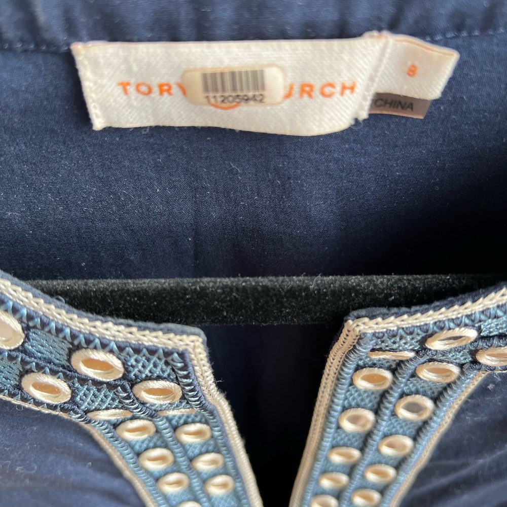 Tory Burch Navy Tunic, size 8 - Picture 4 of 5